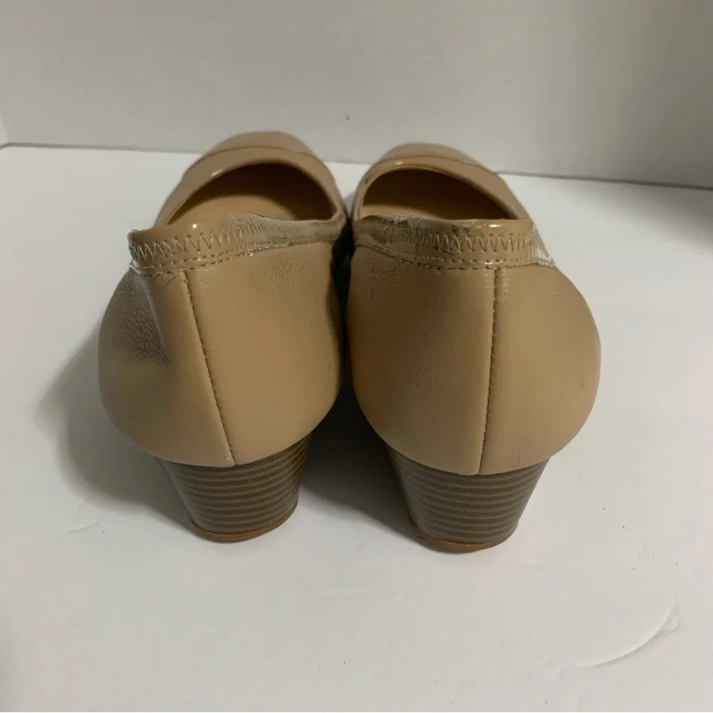 Cole Haan Womens Shoes‎ Espadrille Closed Toe Wedge Pumps Beige Size 10.5B